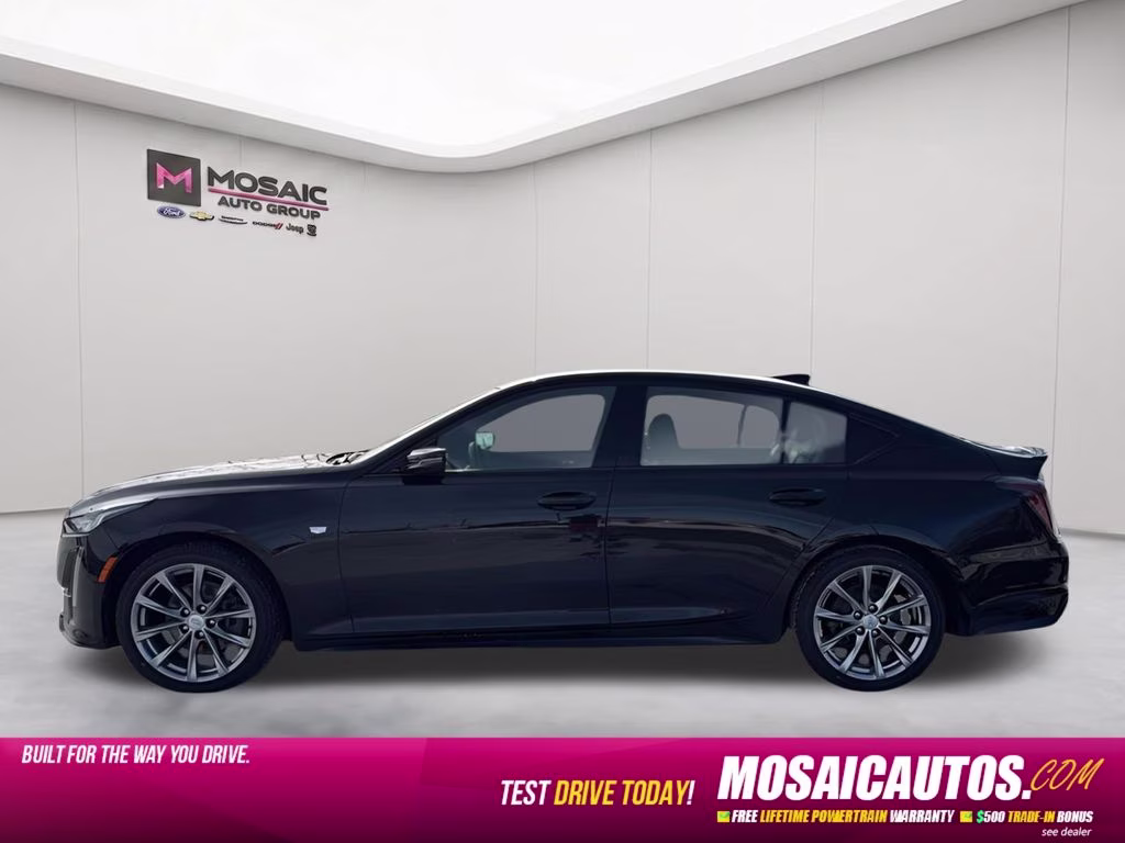 2024 Black Cadillac CT5 Sport RWD Sedan