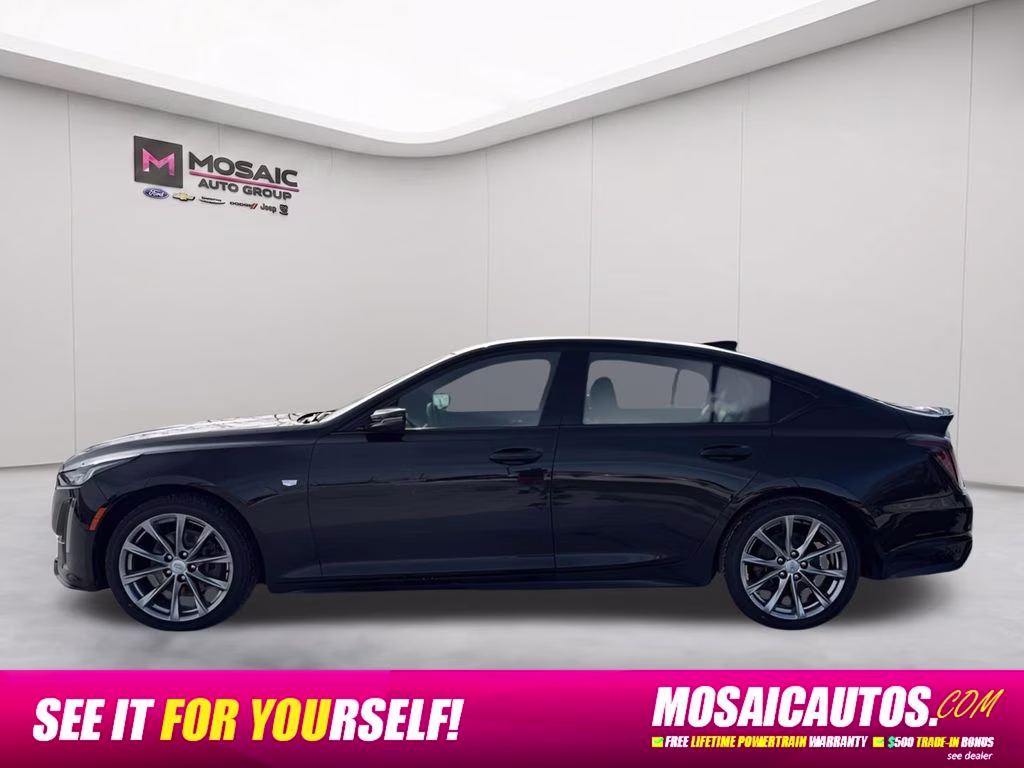 2024 Black Cadillac CT5 Sport AWD Sedan