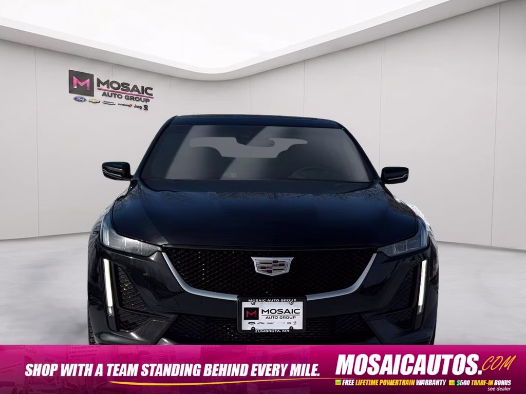 2024 Black Cadillac CT5 Sport RWD Sedan