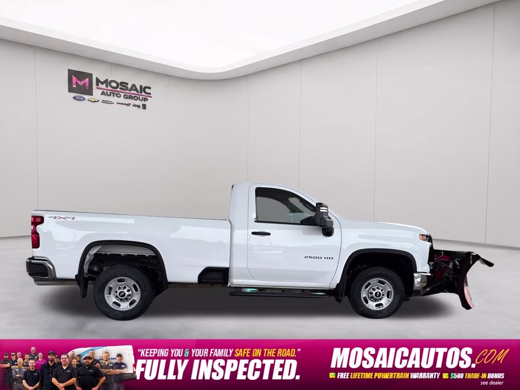 2025 Summit White Chevrolet Silverado 2500HD Work Truck 4X4 Truck