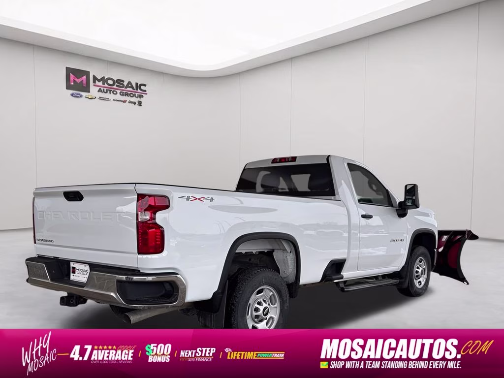2025 Summit White Chevrolet Silverado 2500HD Work Truck 4X4 Truck
