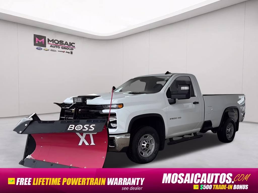 2025 Summit White Chevrolet Silverado 2500HD Work Truck 4X4 Truck