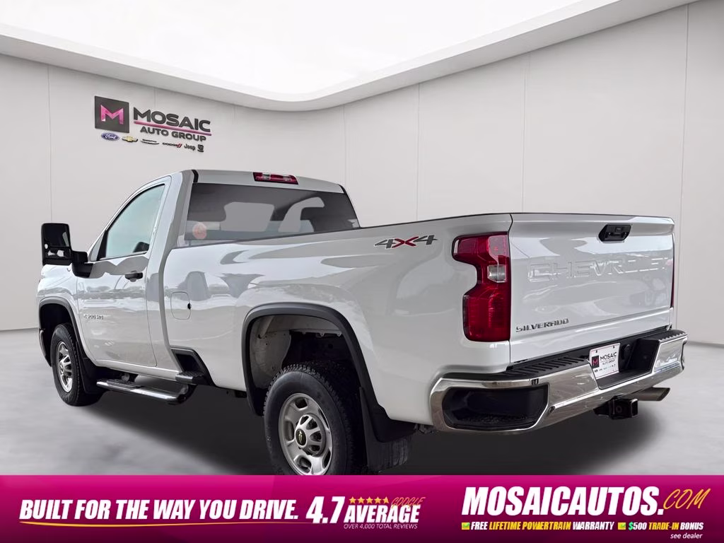 2025 Summit White Chevrolet Silverado 2500HD Work Truck 4X4 Truck