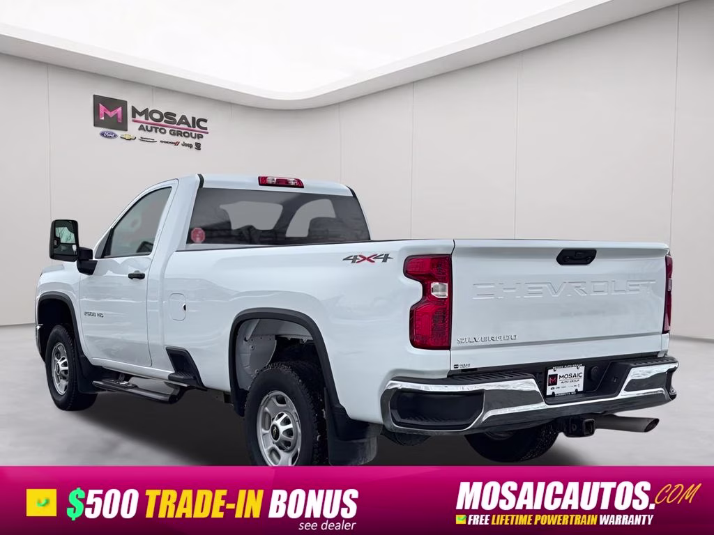 2025 Summit White Chevrolet Silverado 2500HD Work Truck 4X4 Truck