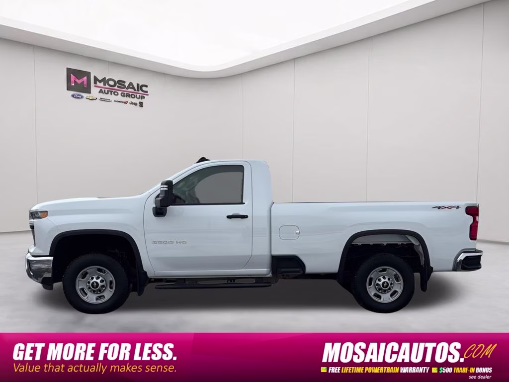 2025 Summit White Chevrolet Silverado 2500HD Work Truck 4X4 Truck