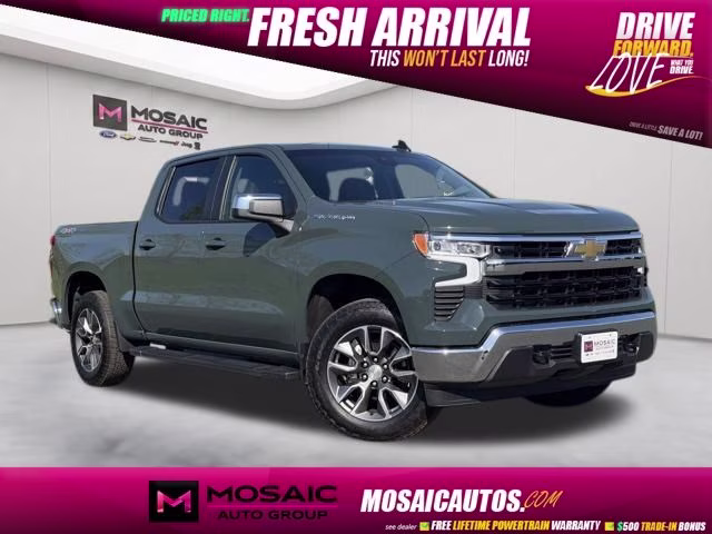 2025 Cypress Gray Chevrolet Silverado 1500 LT 4X4 Truck