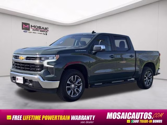 2025 Cypress Gray Chevrolet Silverado 1500 LT 4X4 Truck