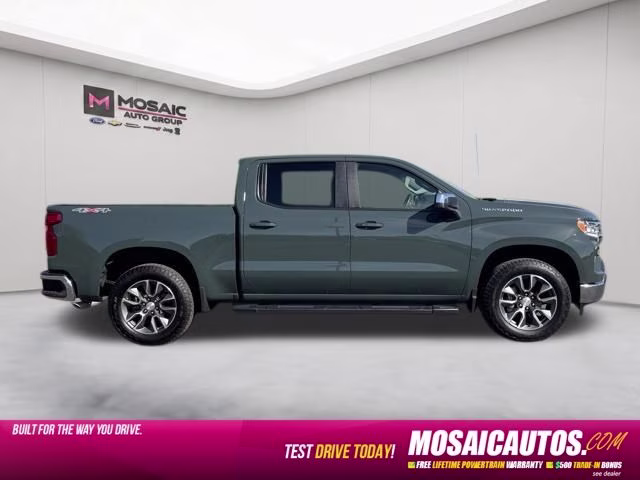 2025 Cypress Gray Chevrolet Silverado 1500 LT 4X4 Truck