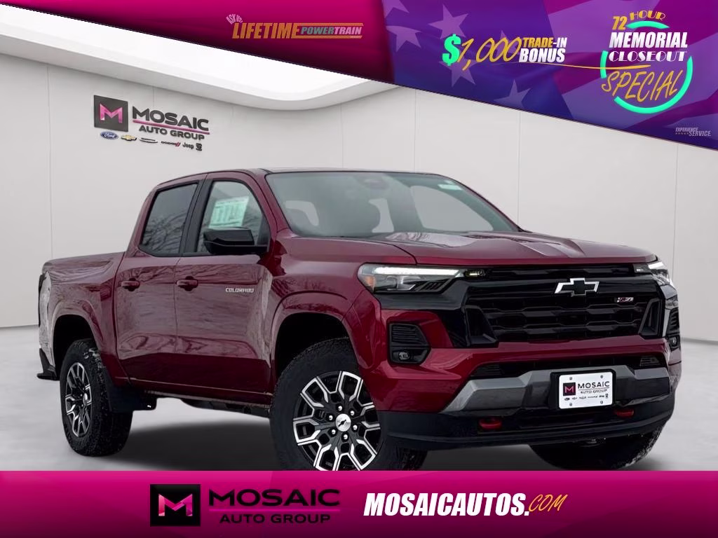 2026 Radiant Red Tintcoat Chevrolet Colorado Z71 4X4 Truck