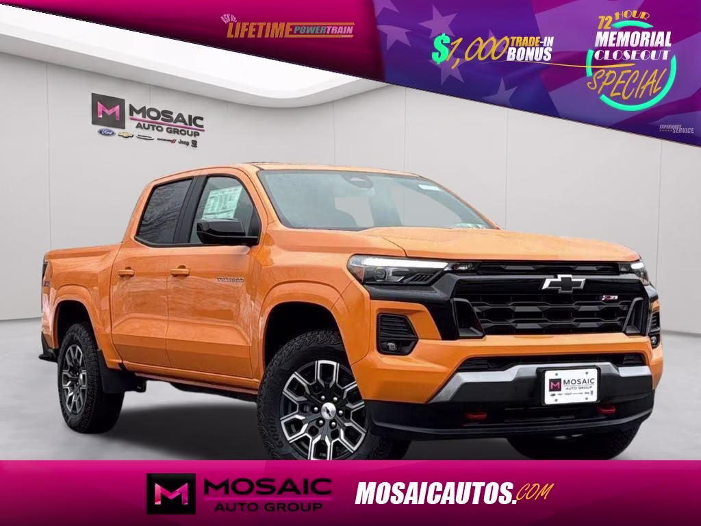 2026 Sunrise Orange Chevrolet Colorado Z71 4X4 Truck