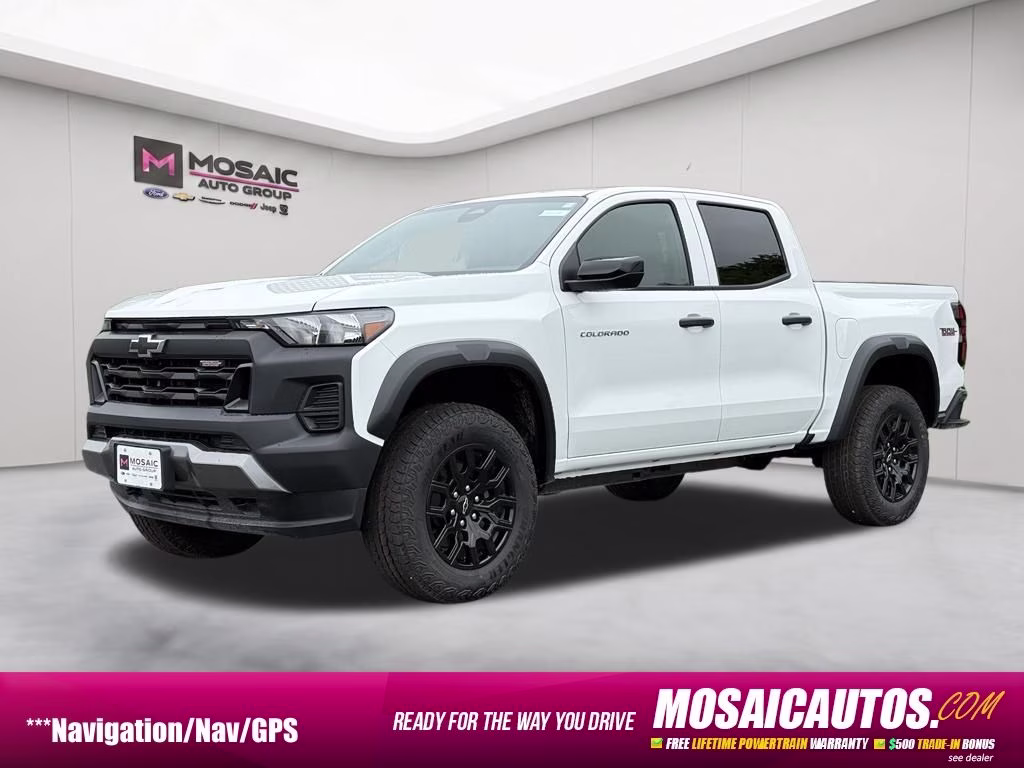 2026 Summit White Chevrolet Colorado Trail Boss 4X4 Truck