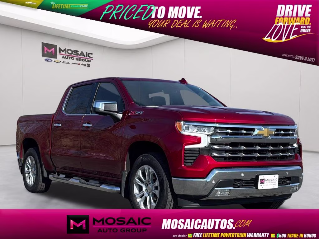 2022 Cherry Red Tintcoat Chevrolet Silverado 1500 LTZ 4X4 Truck