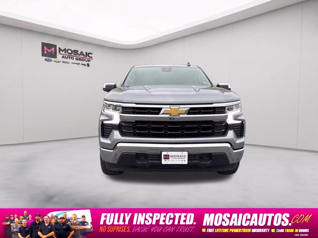 2025 Sterling Gray Metallic Chevrolet Silverado 1500 LT 4X4 Truck