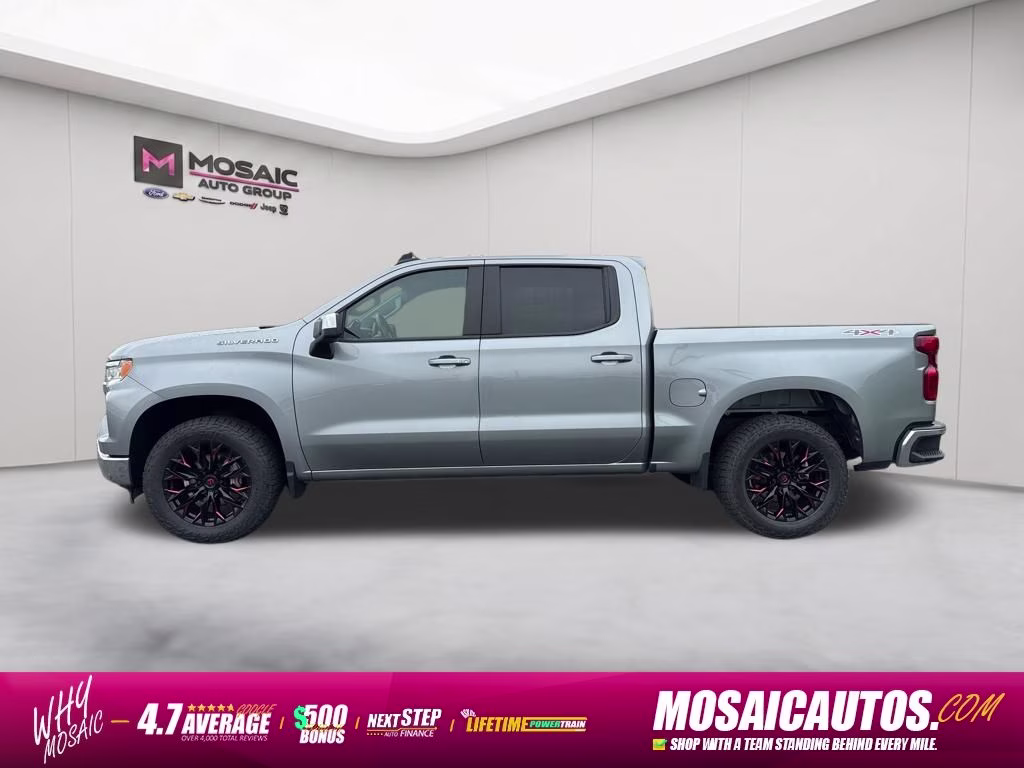 2025 Sterling Gray Metallic Chevrolet Silverado 1500 LT 4X4 Truck