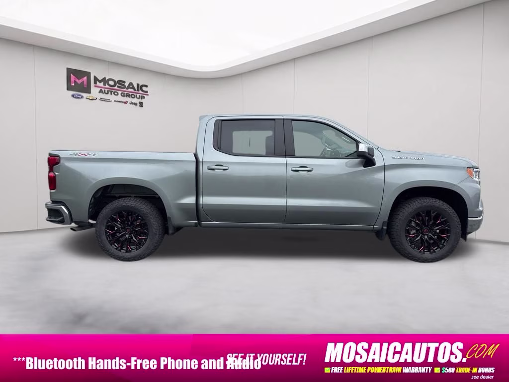 2025 Sterling Gray Metallic Chevrolet Silverado 1500 LT 4X4 Truck