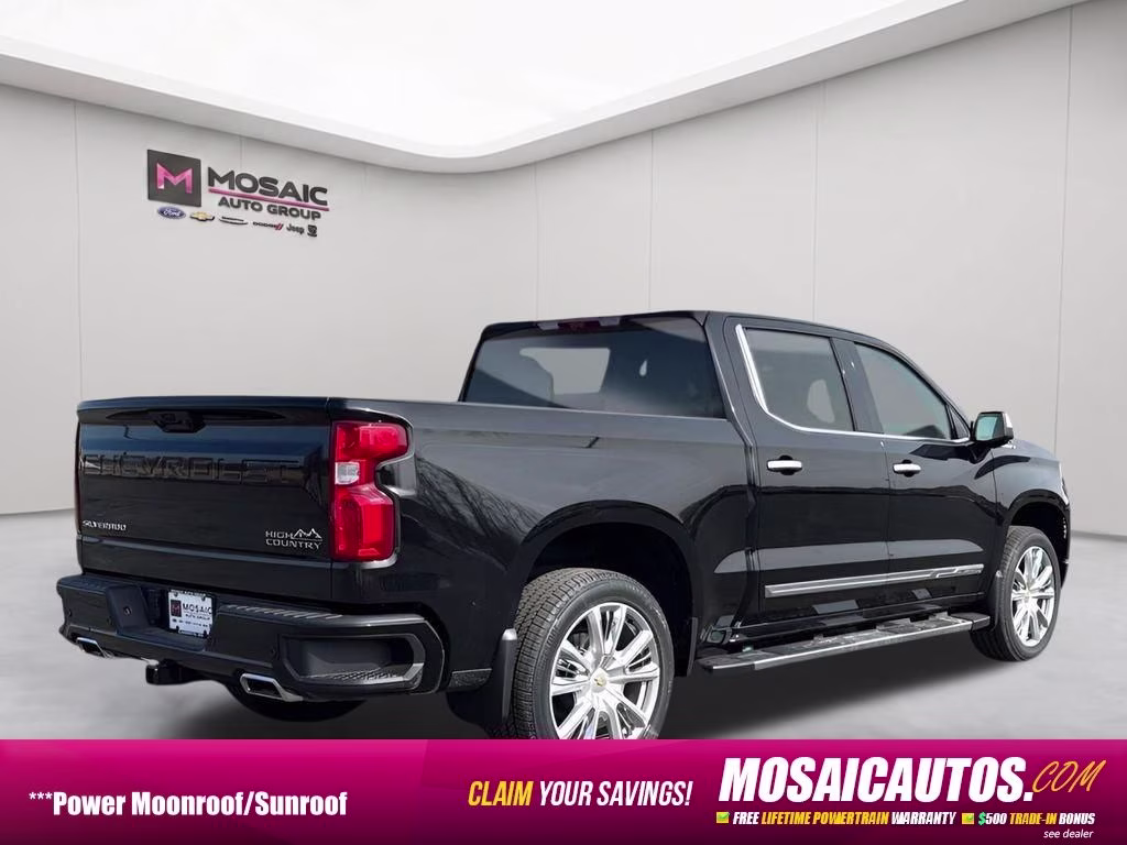 2026 Black Chevrolet Silverado 1500 High Country 4X4 Truck