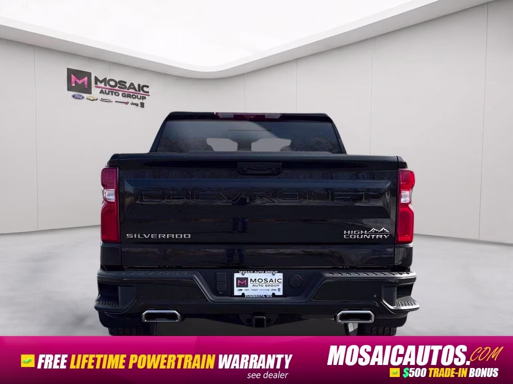 2026 Black Chevrolet Silverado 1500 High Country 4X4 Truck
