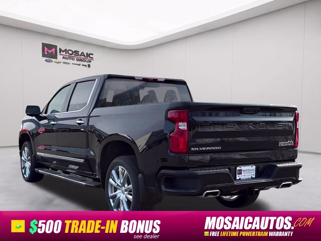 2026 Black Chevrolet Silverado 1500 High Country 4X4 Truck