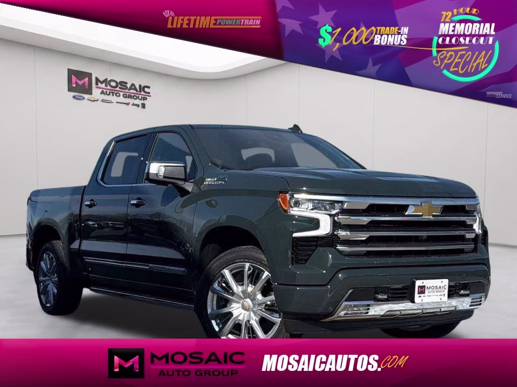 2026 Cypress Gray Chevrolet Silverado 1500 High Country 4X4 Truck