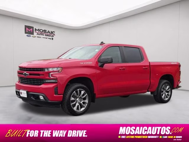 2021 Red Chevrolet Silverado 1500 RST 4X4 Truck