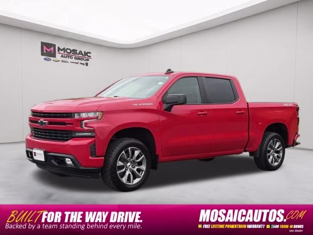 2021 Red Chevrolet Silverado 1500 RST 4X4 Truck