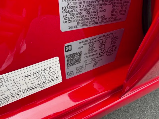 2021 Red Chevrolet Silverado 1500 RST 4X4 Truck