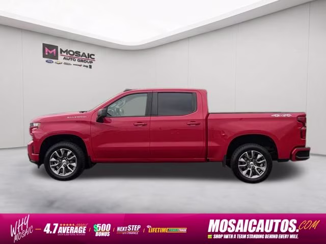 2021 Red Chevrolet Silverado 1500 RST 4X4 Truck