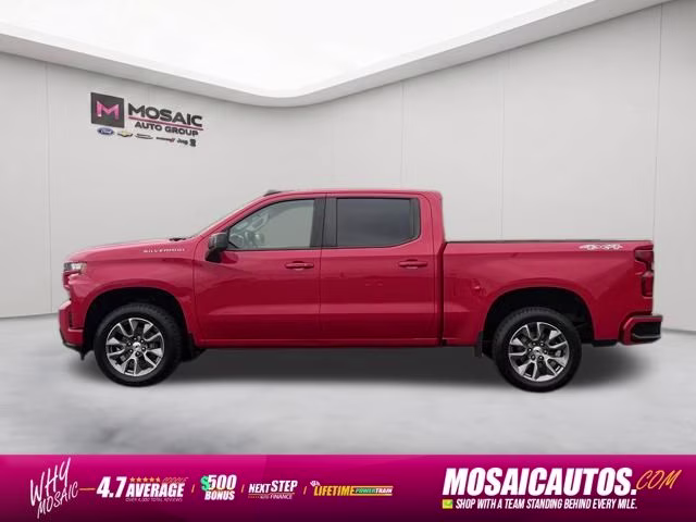 2021 Red Chevrolet Silverado 1500 RST 4X4 Truck