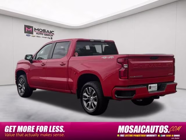 2021 Red Chevrolet Silverado 1500 RST 4X4 Truck