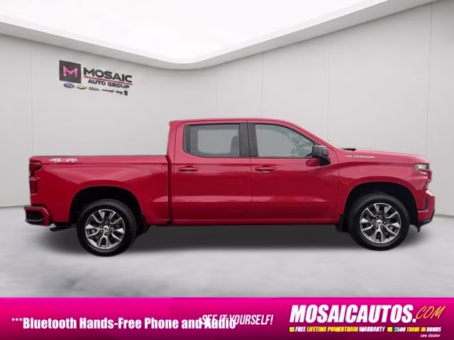2021 Red Chevrolet Silverado 1500 RST 4X4 Truck