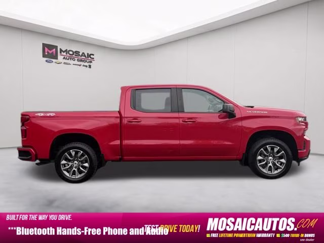 2021 Red Chevrolet Silverado 1500 RST 4X4 Truck