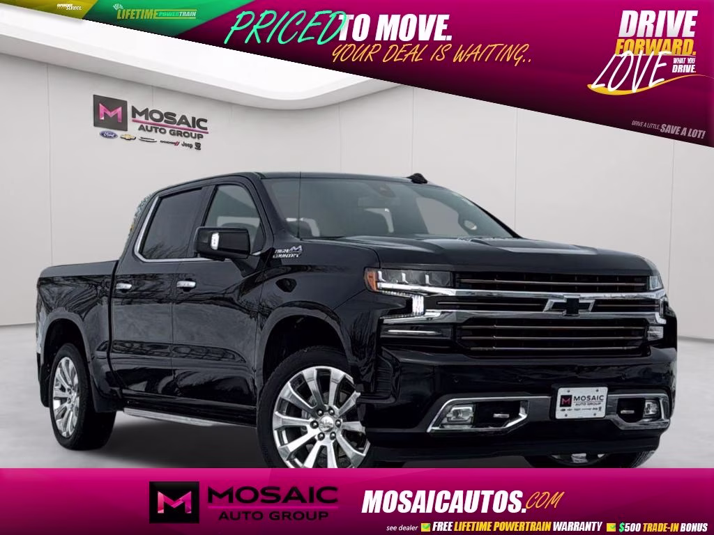 2022 Black Chevrolet Silverado 1500 LTD High Country 4X4 Truck