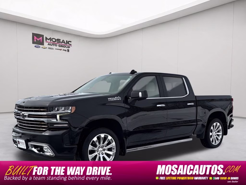 2022 Black Chevrolet Silverado 1500 LTD High Country 4X4 Truck