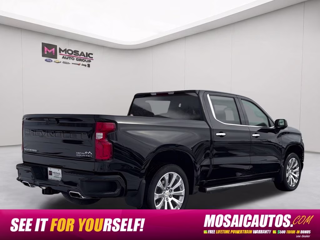 2022 Black Chevrolet Silverado 1500 LTD High Country 4X4 Truck