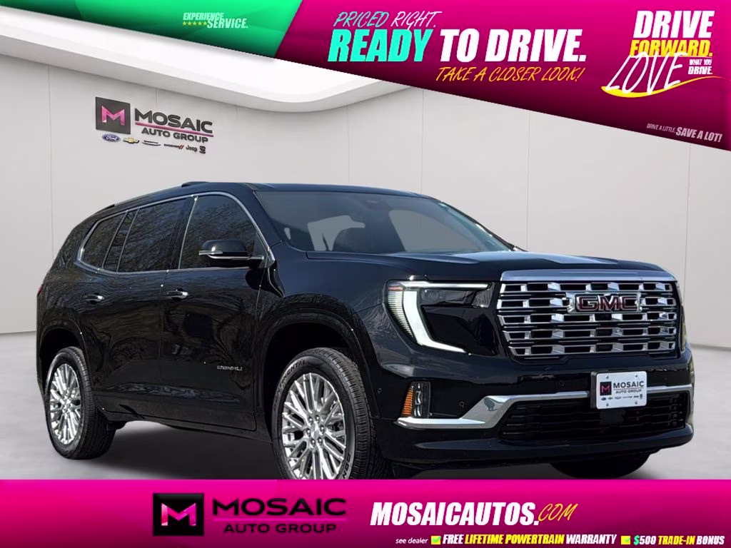 2025 Black GMC Acadia Denali AWD SUV