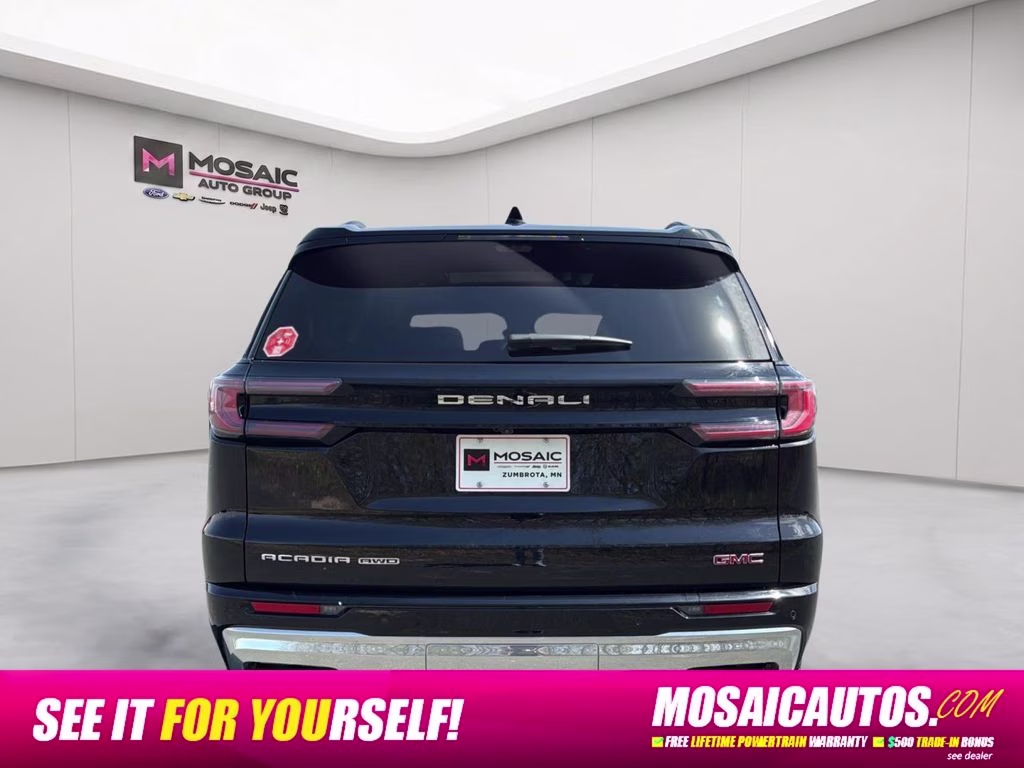 2025 Black GMC Acadia Denali AWD SUV