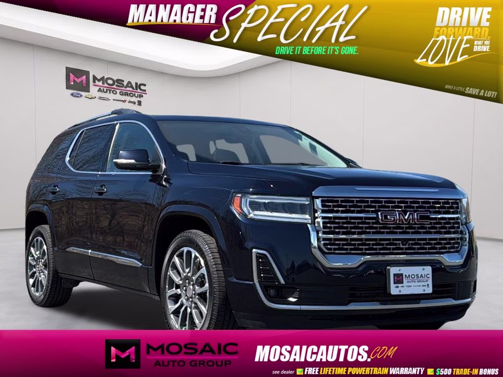 2022 Blue GMC Acadia Denali AWD SUV
