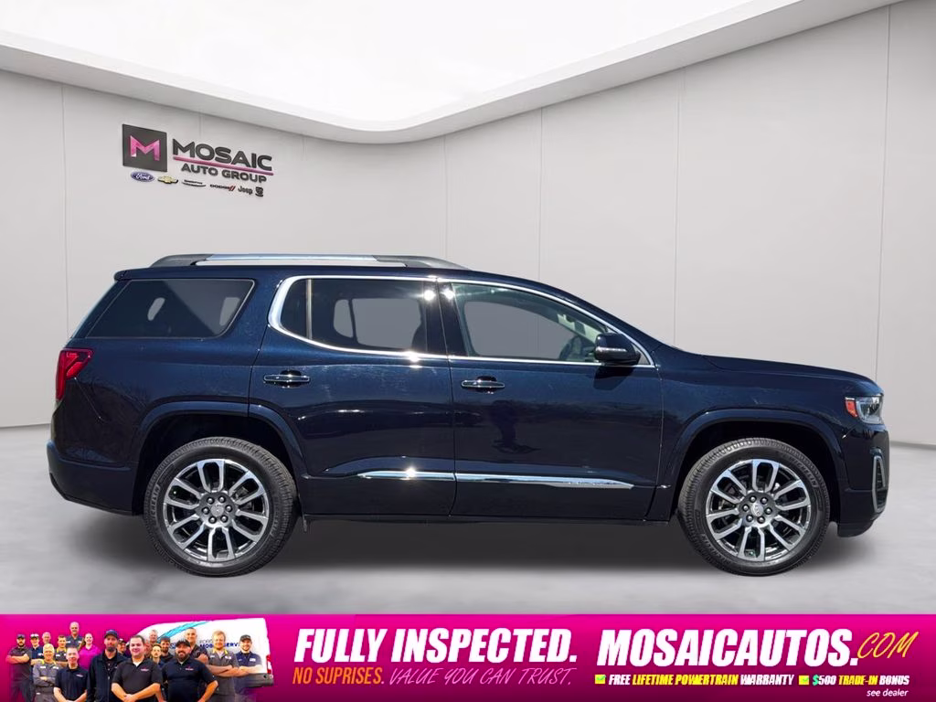 2022 Blue GMC Acadia Denali AWD SUV
