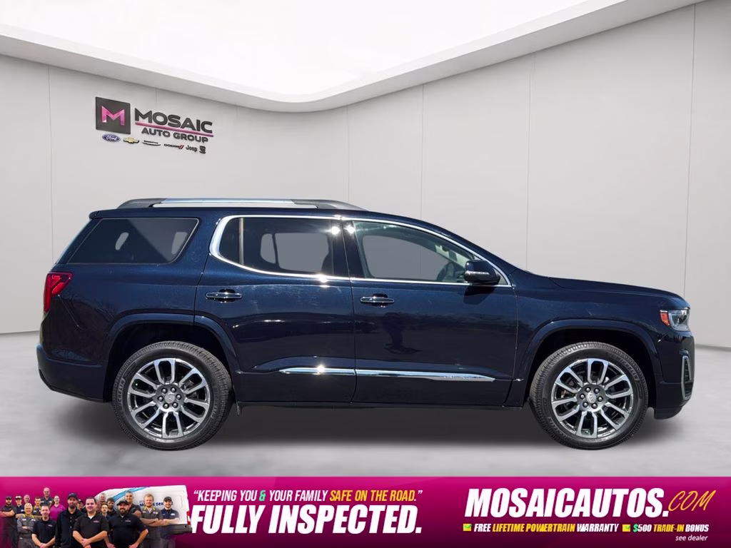 2022 Blue GMC Acadia Denali AWD SUV