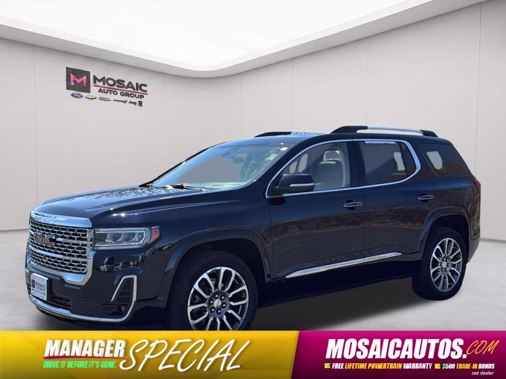 2022 Blue GMC Acadia Denali AWD SUV