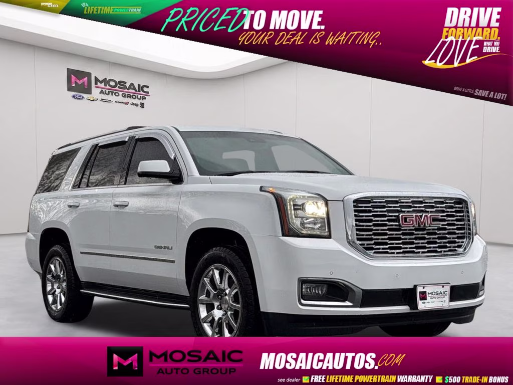 2019 Summit White GMC Yukon Denali 4X4 SUV