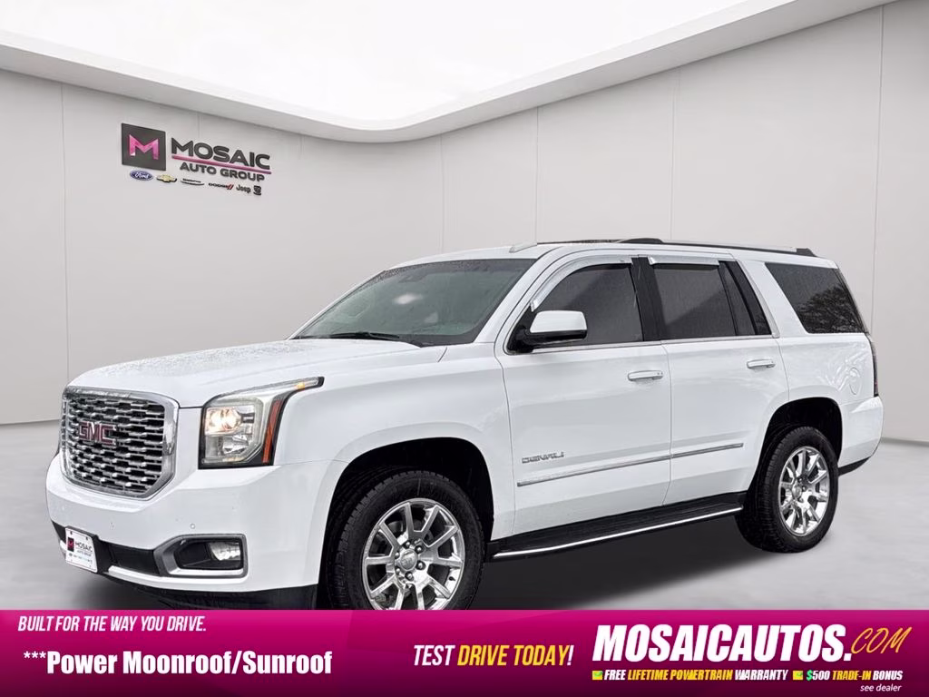 2019 Summit White GMC Yukon Denali 4X4 SUV