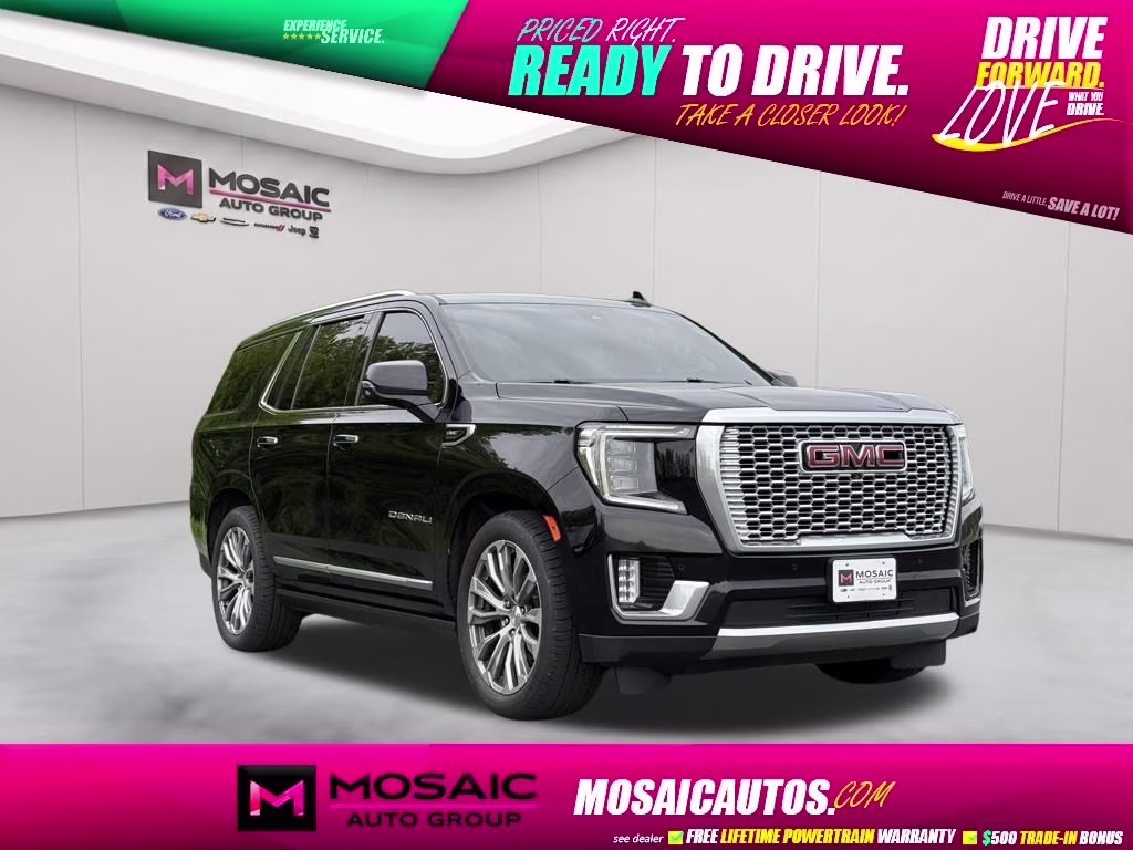 2021 Onyx Black GMC Yukon Denali 4X4 SUV