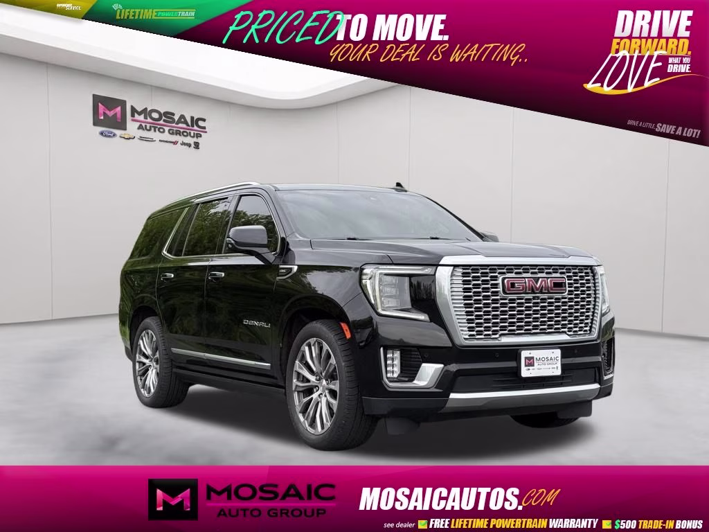 2021 Onyx Black GMC Yukon Denali 4X4 SUV