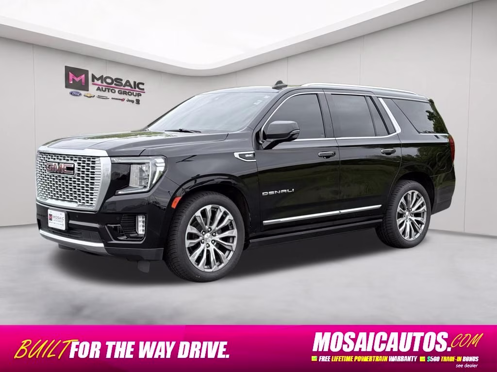 2021 Onyx Black GMC Yukon Denali 4X4 SUV