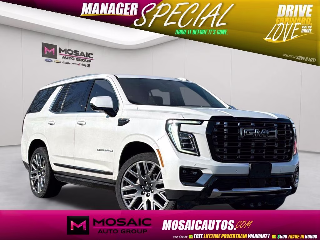 2025 White Frost Tricoat GMC Yukon Denali Ultimate 4X4 SUV