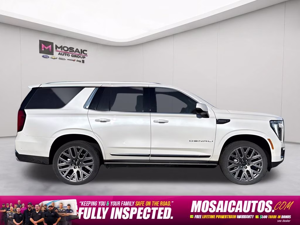 2025 White Frost Tricoat GMC Yukon Denali Ultimate 4X4 SUV