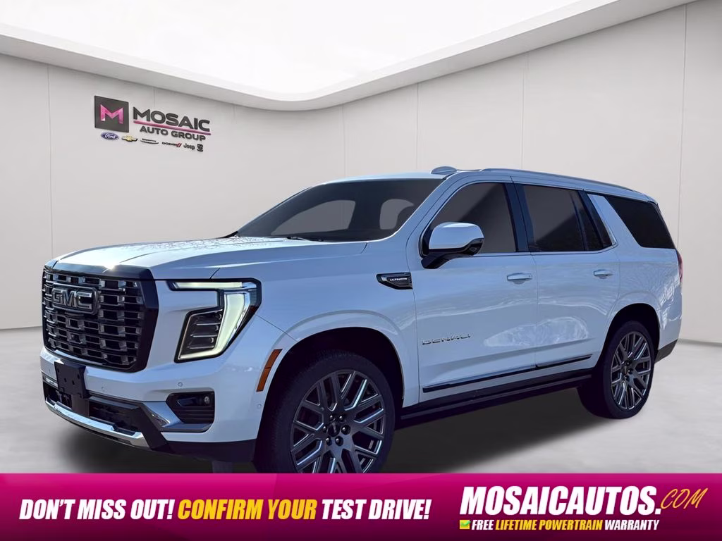 2025 White Frost Tricoat GMC Yukon Denali Ultimate 4X4 SUV
