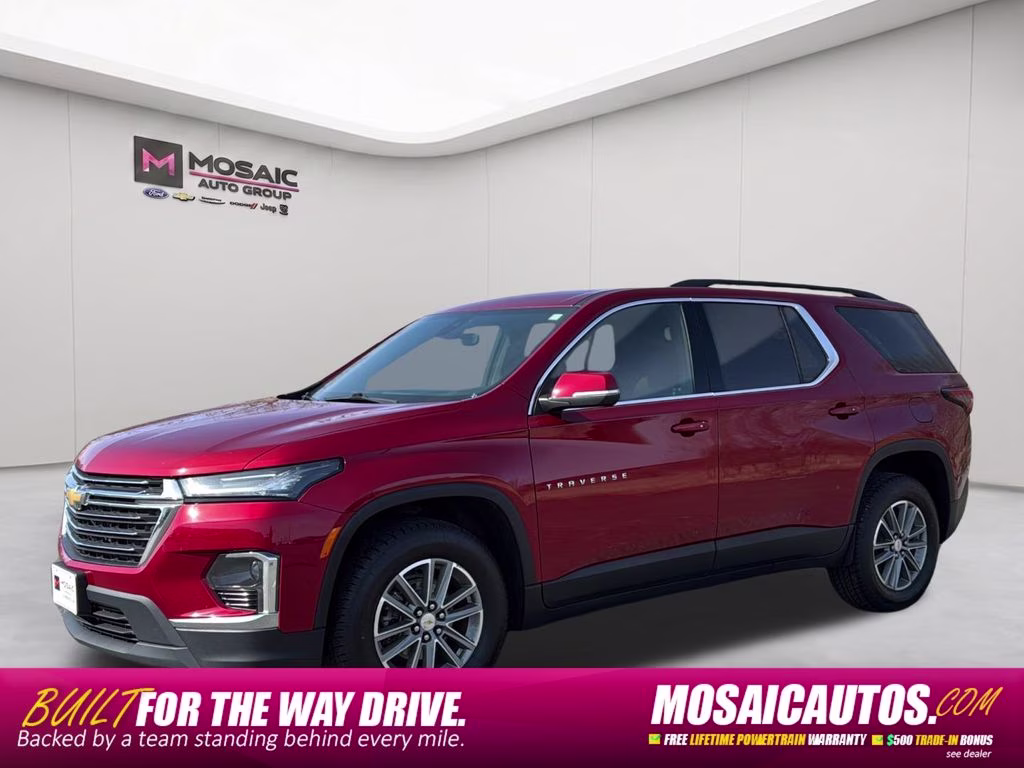 2023 Radiant Red Tintcoat Chevrolet Traverse LT FWD SUV