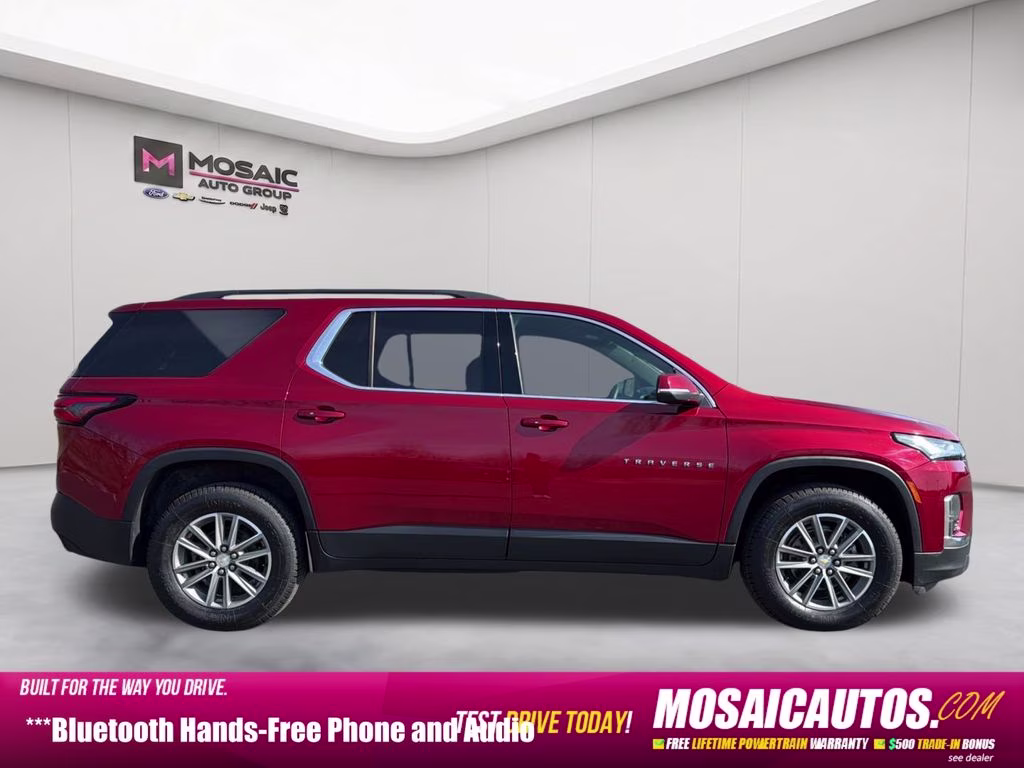 2023 Radiant Red Tintcoat Chevrolet Traverse LT FWD SUV